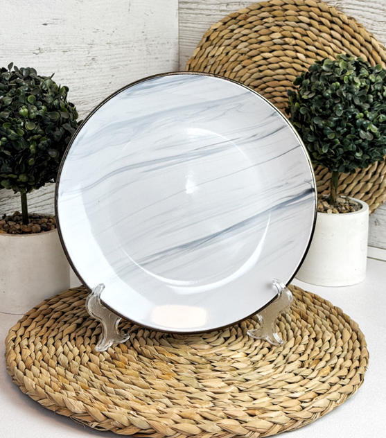 Тарілка Intrendo обідня Maritimo Golden 27 см rim white IN0026MAR